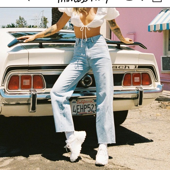 Princess Polly Denim - Princess Polly size 4 cece hammer jeans